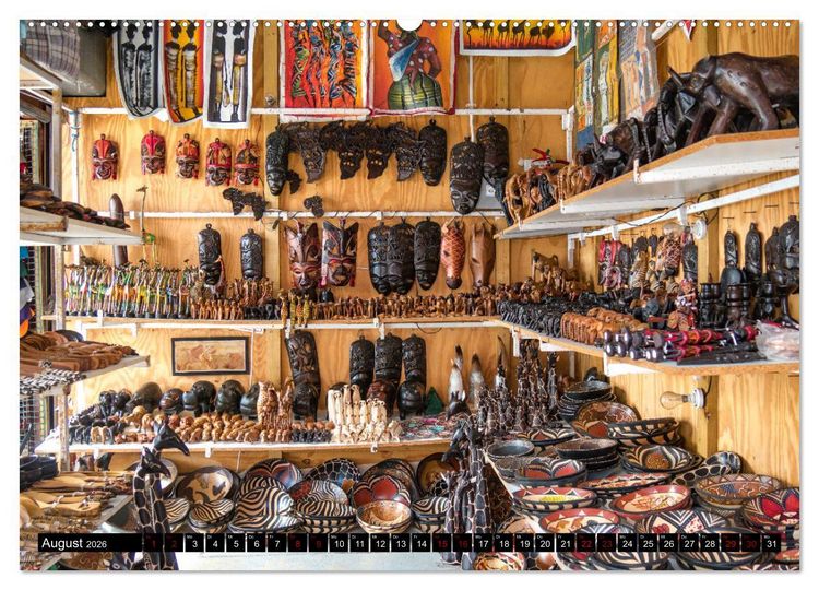 Produktbild: S&uuml;dafrika - Urlaubsimpressionen (Wandkalender 2026 DIN A2 quer), CALVENDO Monatskalender