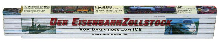 Produktbild: MeterMorphosen - Eisenbahn-Zollstock