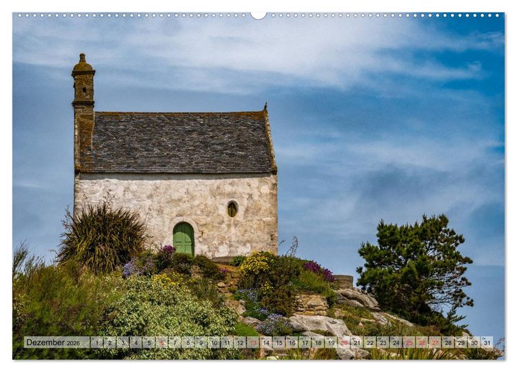 Produktbild: Bretagne - Felsenk&uuml;ste, Sandstr&auml;nde und viel zu sehen (hochwertiger Premium Wandkalender 2026 DIN A2 quer), Kunstdruck in Hochglanz