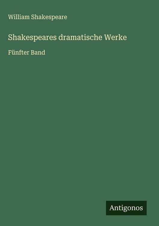 Produktbild: Shakespeares dramatische Werke