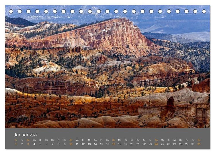 Produktbild: USA - Grandioser S&uuml;dwesten (Tischkalender 2027 DIN A5 quer), CALVENDO Monatskalender