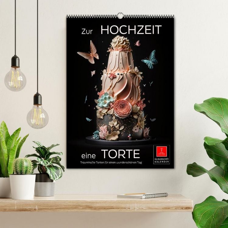 Produktbild: Zur Hochzeit eine Torte (Wandkalender 2026 DIN A2 hoch), CALVENDO Monatskalender