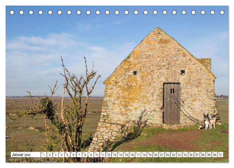 Produktbild: Cotentin &ndash; unser St&uuml;ck vom Paradies (Tischkalender 2026 DIN A5 quer), CALVENDO Monatskalender