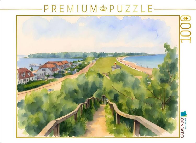 Produktbild: CALVENDO Puzzle Am Salzhaff | 1000 Teile Lege-Gr&ouml;&szlig;e 64x48cm Foto-Puzzle f&uuml;r gl&uuml;ckliche Stunden