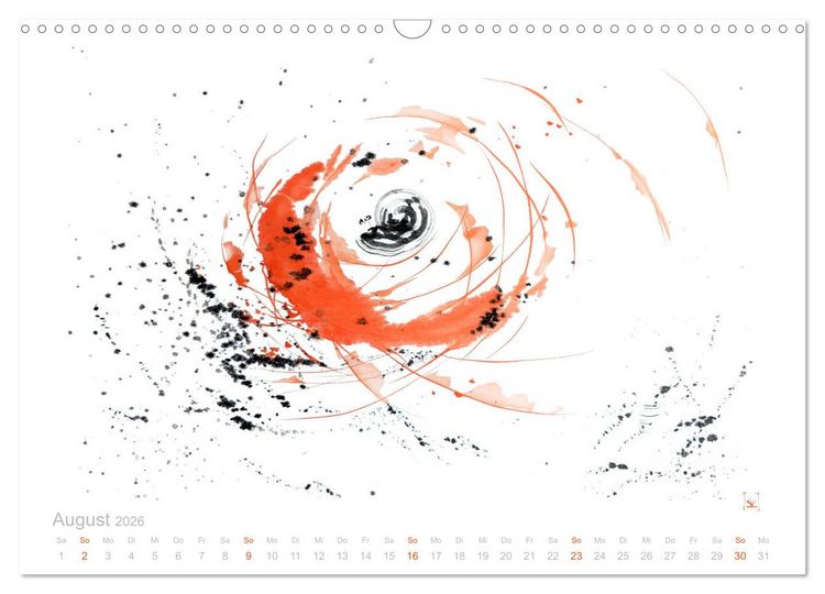 Produktbild: Simply Black and White/ Einfach Schwarz und Weiss - Kunst (Wandkalender 2026 DIN A3 quer), CALVENDO Monatskalender