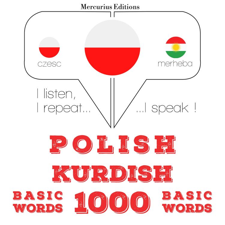 Produktbild: Polski - kurdyjski: 1000 podstawowych sł&oacute;w