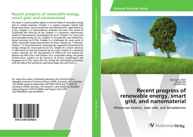 Produktbild: Recent progress of renewable energy, smart grid, and nanomaterial