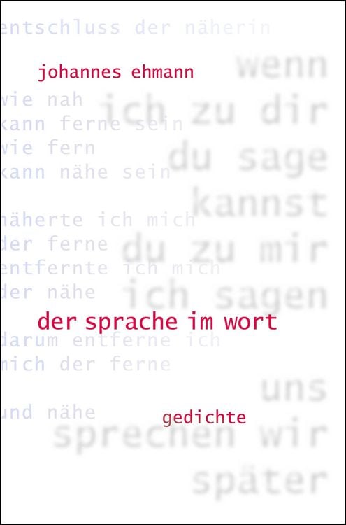 Produktbild: Der sprache im wort