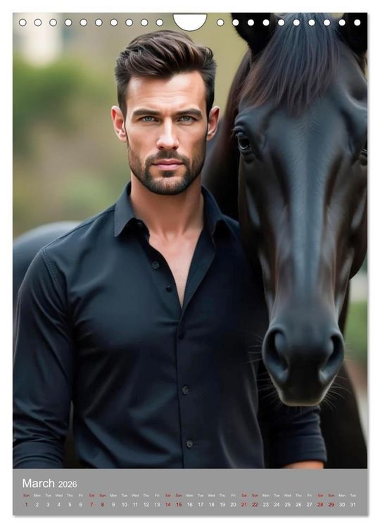 Produktbild: Riders of desire (Wall Calendar 2026 DIN A4 portrait), CALVENDO 12 Month Wall Calendar