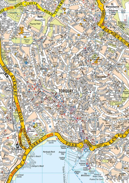 Produktbild: Torquay Pocket Street Map