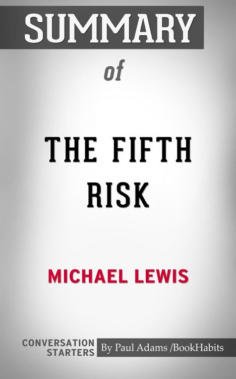 Produktbild: Summary of The Fifth Risk