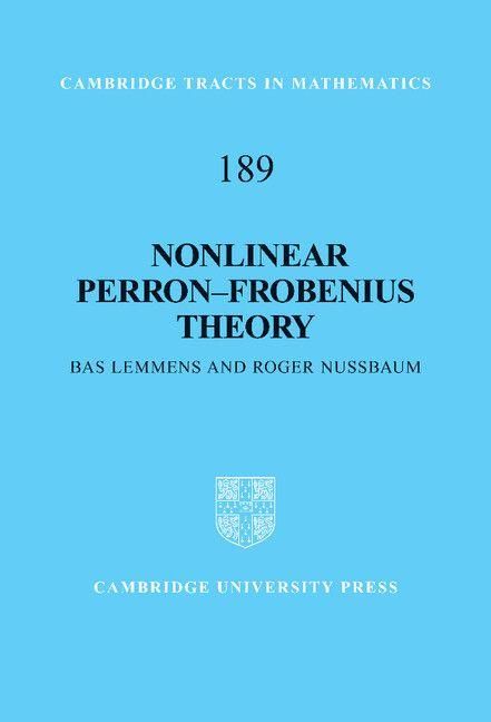 Produktbild: Nonlinear Perron Frobenius Theory