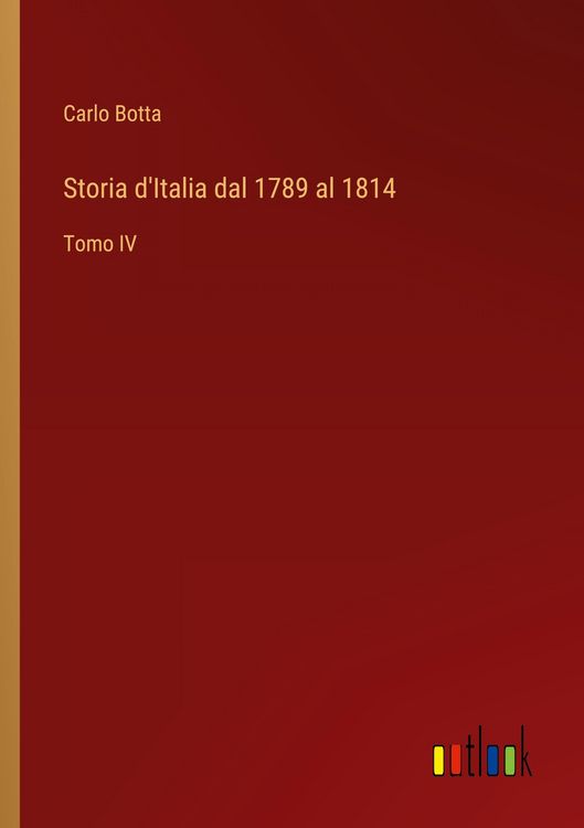 Produktbild: Storia d'Italia dal 1789 al 1814