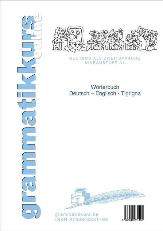 Produktbild: Wortschatz Deutsch-Englisch-Tigrigna Niveau A1