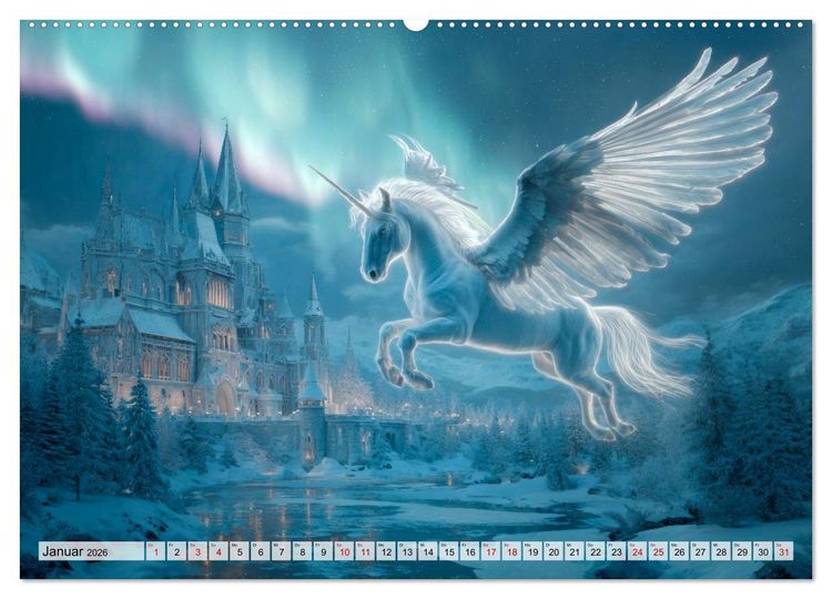 Produktbild: Im Licht der Fantasie (hochwertiger Premium Wandkalender 2026 DIN A2 quer), Kunstdruck in Hochglanz