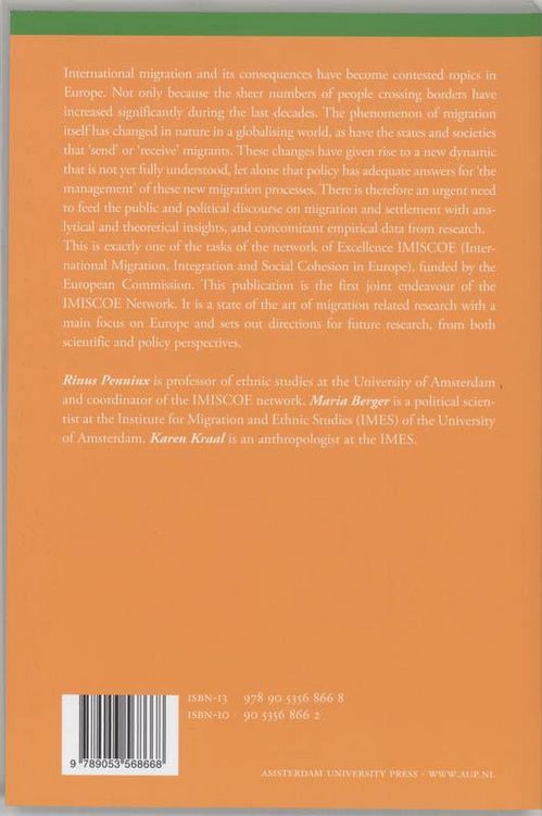Produktbild: The Dynamics of International Migration and Settlement in Europe