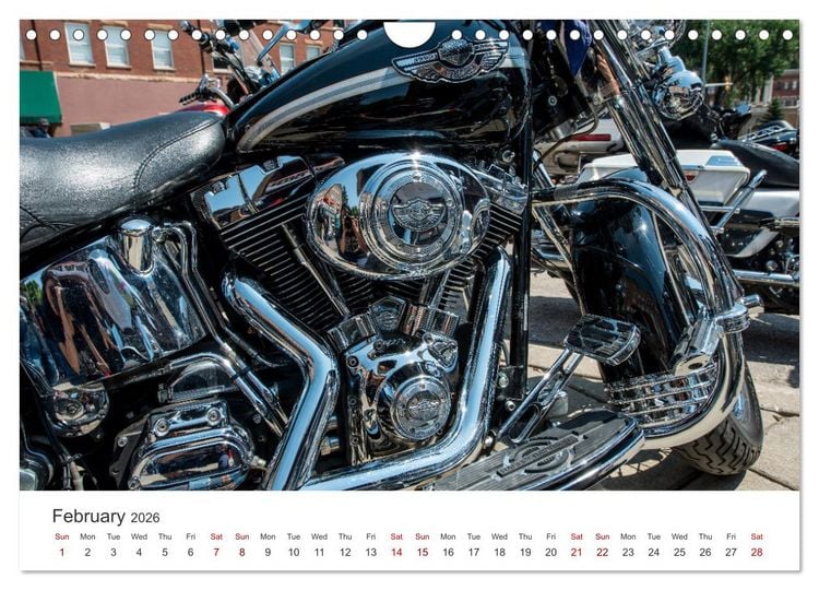 Produktbild: Sturgis - The most famous motorcycle rally in the world (Wall Calendar 2026 DIN A4 landscape), CALVENDO 12 Month Wall Calendar