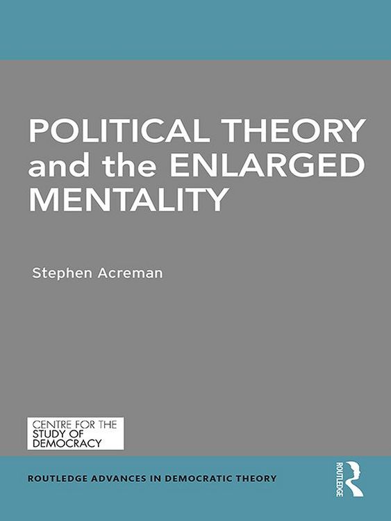 Produktbild: Political Theory and the Enlarged Mentality