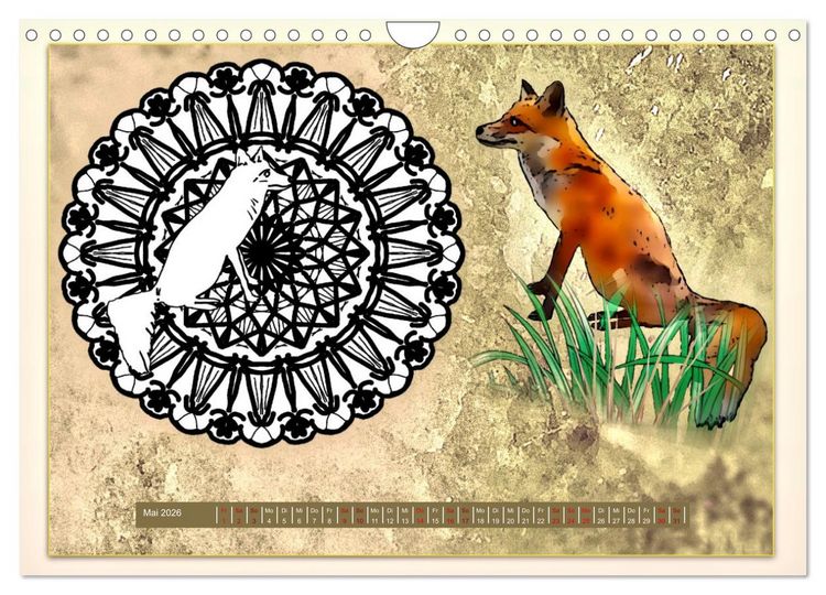 Produktbild: Mandalas 2026 - Beruhigende Momente (Wandkalender 2026 DIN A4 quer), CALVENDO Monatskalender