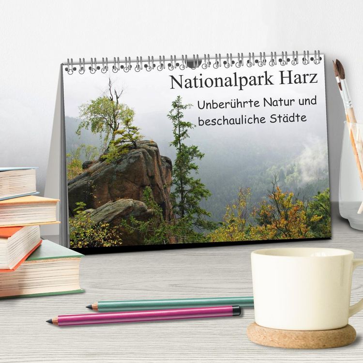 Produktbild: Nationalpark Harz Unber&uuml;hrte Natur und beschauliche St&auml;dte (Tischkalender 2026 DIN A5 quer), CALVENDO Monatskalender