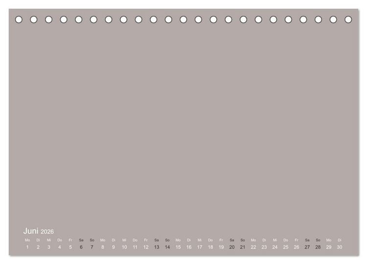 Produktbild: DIY Bastel-Kalender -Erdige Pastell Farben- Zum Selbstgestalten (Tischkalender 2026 DIN A5 quer), CALVENDO Monatskalender