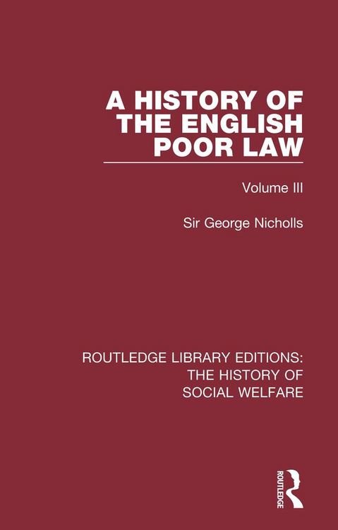 Produktbild: A History of the English Poor Law