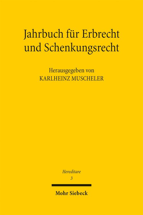 Produktbild: Hereditare - Jahrbuch f&uuml;r Erbrecht und Schenkungsrecht