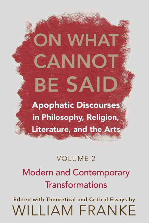 Produktbild: On What Cannot Be Said