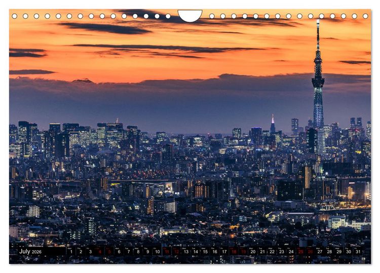 Produktbild: Japan - between tradition and modernity (Wall Calendar 2026 DIN A4 landscape), CALVENDO 12 Month Wall Calendar