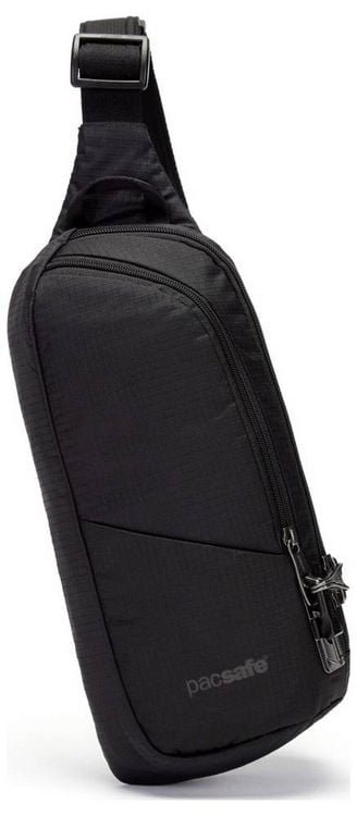 Produktbild: Pacsafe Umh&auml;ngetasche Vibe 150sling 2.5l (B x H x T) 16 x 33 x 6cm Schwarz 60161130