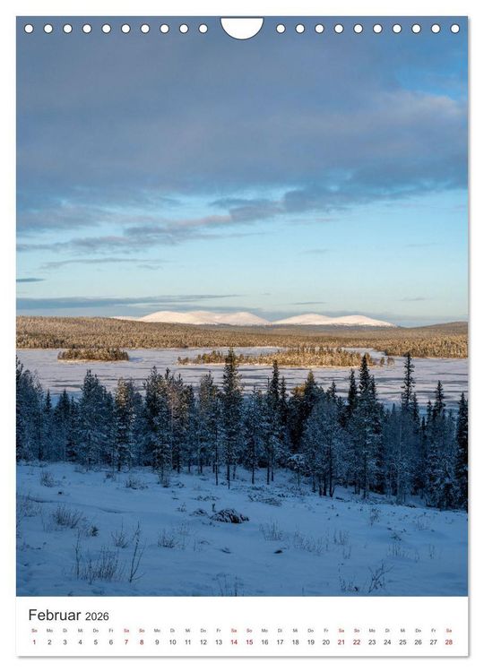 Produktbild: Winter in Lappland - Bezaubernde Sch&ouml;nheit (Wandkalender 2026 DIN A4 hoch), CALVENDO Monatskalender