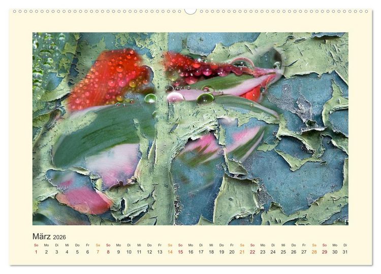 Produktbild: Fotografie trifft Malerei (Wandkalender 2026 DIN A2 quer), CALVENDO Monatskalender