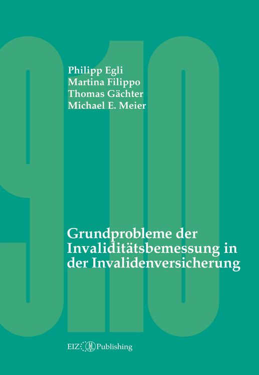 Produktbild: Grundprobleme der Invalidit&auml;tsbemessung in der Invalidenversicherung