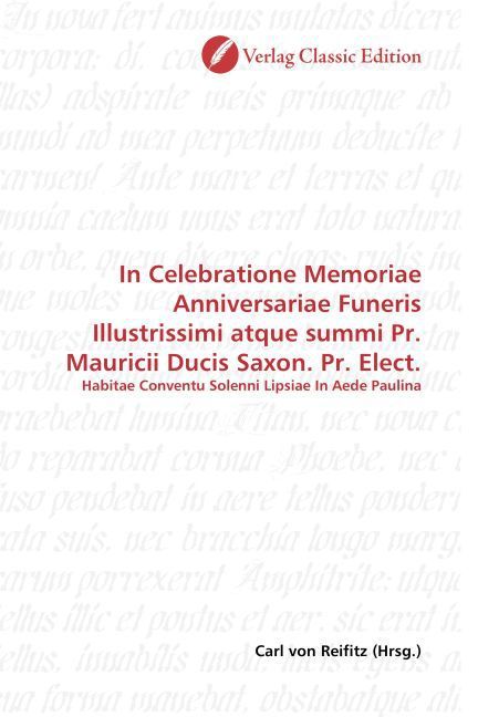 Produktbild: In Celebratione Memoriae Anniversariae Funeris Illustrissimi