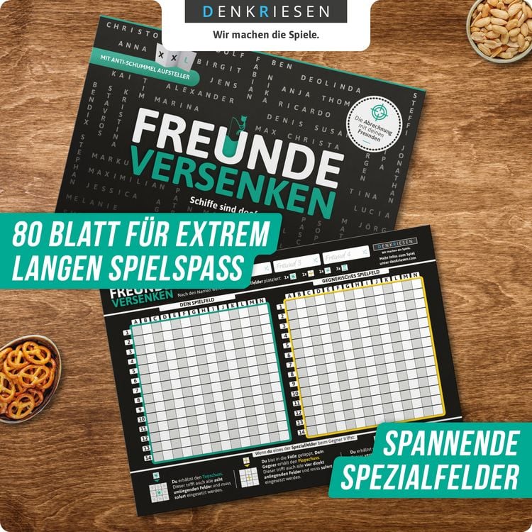 Produktbild: FREUNDE VERSENKEN&reg; - "Schiffe sind doof" - Schiffe versenken neu aufgelegt