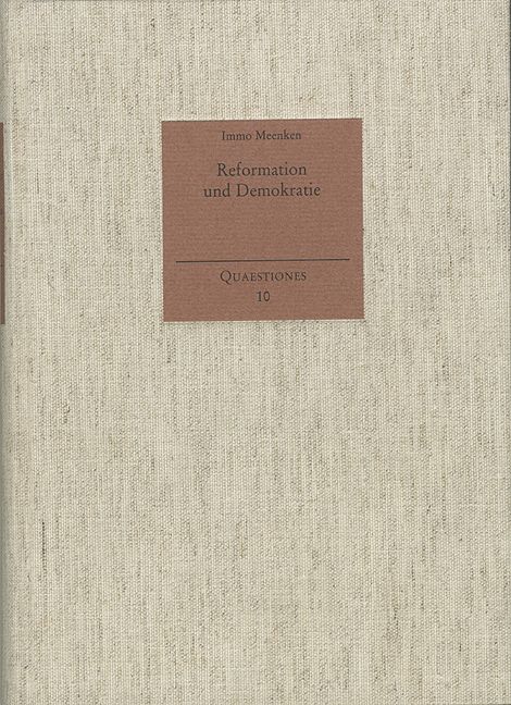 Produktbild: Reformation und Demokratie