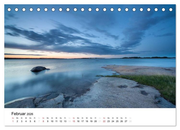 Produktbild: Finnland: Land der 1000 Seen (Tischkalender 2026 DIN A5 quer), CALVENDO Monatskalender