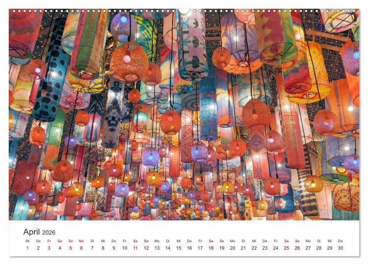 Produktbild: Bangkok - Die spektakul&auml;re Hauptstadt von Thailand. (hochwertiger Premium Wandkalender 2026 DIN A2 quer), Kunstdruck in Hochglanz