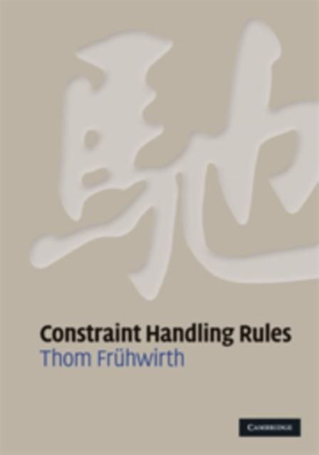 Produktbild: Constraint Handling Rules