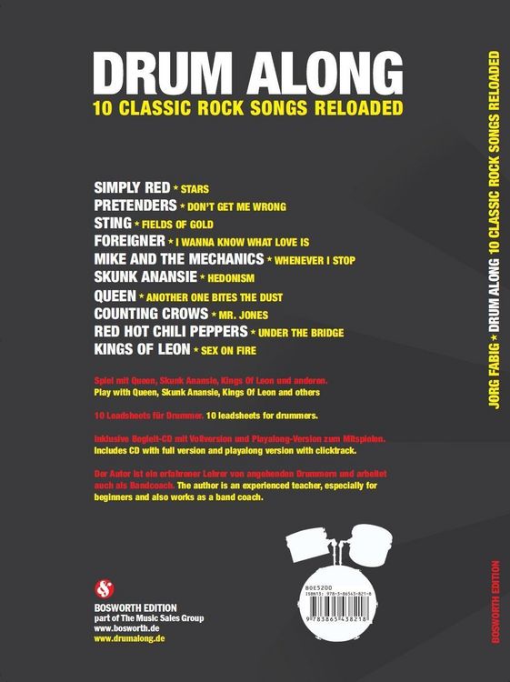 Produktbild: Drum Along - 10 Classic Rock Songs Reloaded