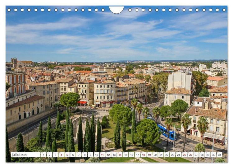 Produktbild: Montpellier - Escapades en ville et aux alentours (Calendrier mural 2026 DIN A4 vertical), CALVENDO calendrier mensuel