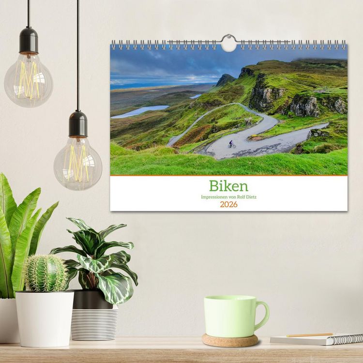 Produktbild: Biken - Impressionen von Rolf Dietz (Wandkalender 2026 DIN A4 quer), CALVENDO Monatskalender