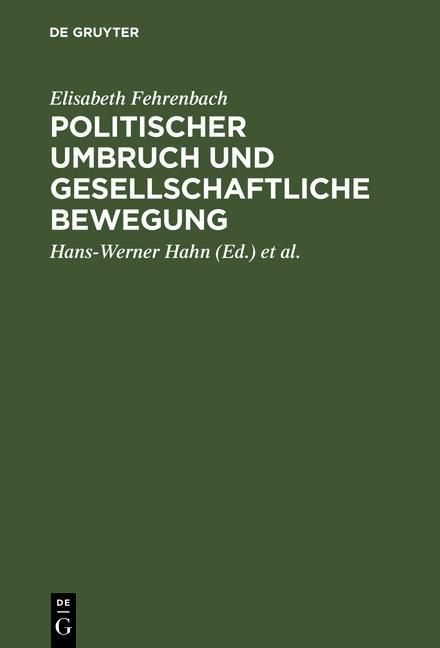 Produktbild: Politischer Umbruch und gesellschaftliche Bewegung