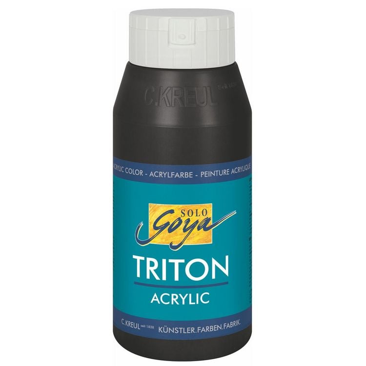 Produktbild: KREUL SOLO GOYA Triton Acrylic Schwarz 750 ml