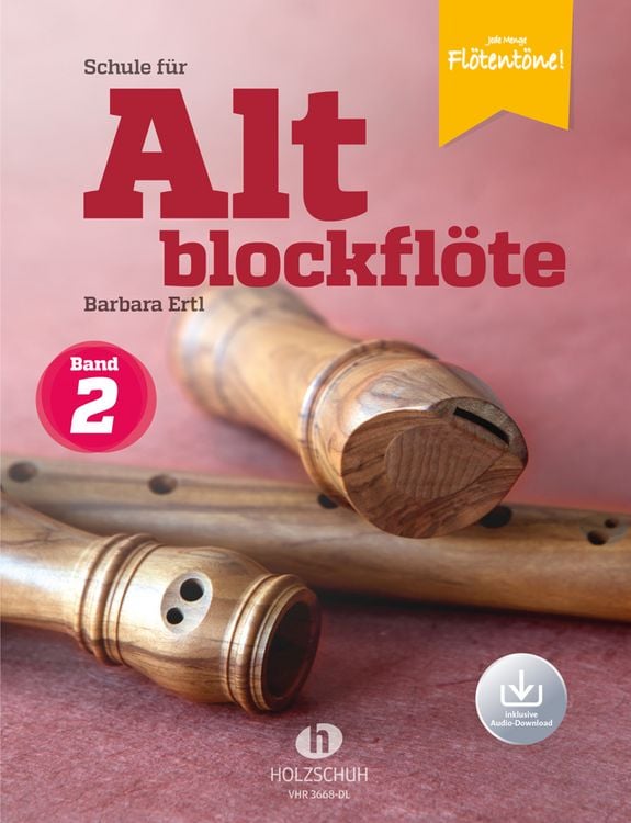 Produktbild: Schule f&uuml;r Altblockfl&ouml;te 2 (mit Audio-Download)