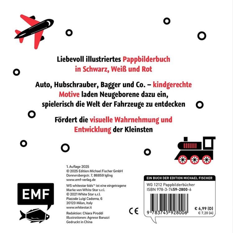 Produktbild: Mein allererstes Kontraste-Buch: Fahrzeuge &ndash; f&uuml;r Babys von 0&ndash;12 Monaten