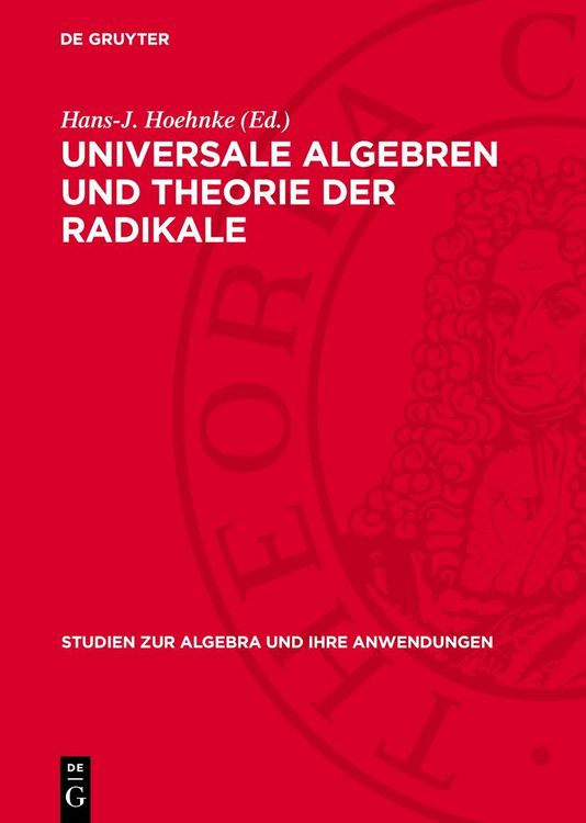 Produktbild: Universale Algebren und Theorie der Radikale