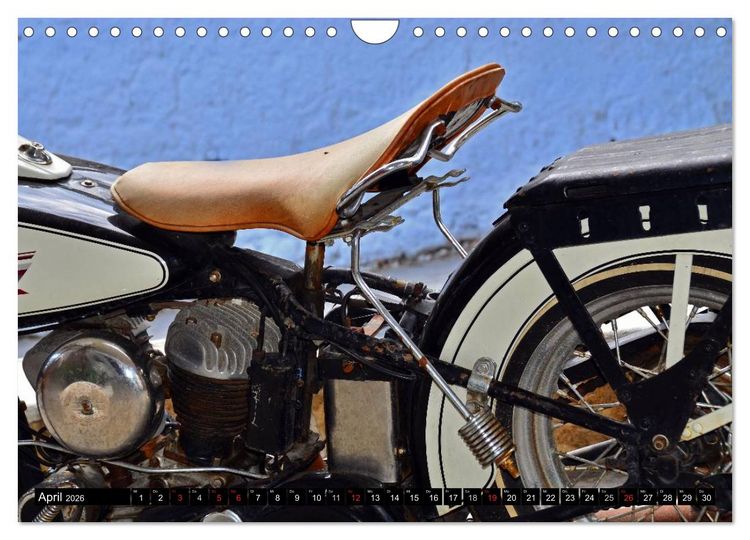 Produktbild: Harley Davidson WLA 750 (Wandkalender 2026 DIN A4 quer), CALVENDO Monatskalender