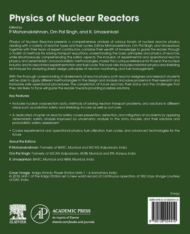 Produktbild: Physics of Nuclear Reactors