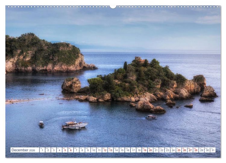 Produktbild: Sicily The Different Italy (High Quality Premium Wall Calendar 2026 DIN A2 landscape),CALVENDO 12 Month Wall Calendar